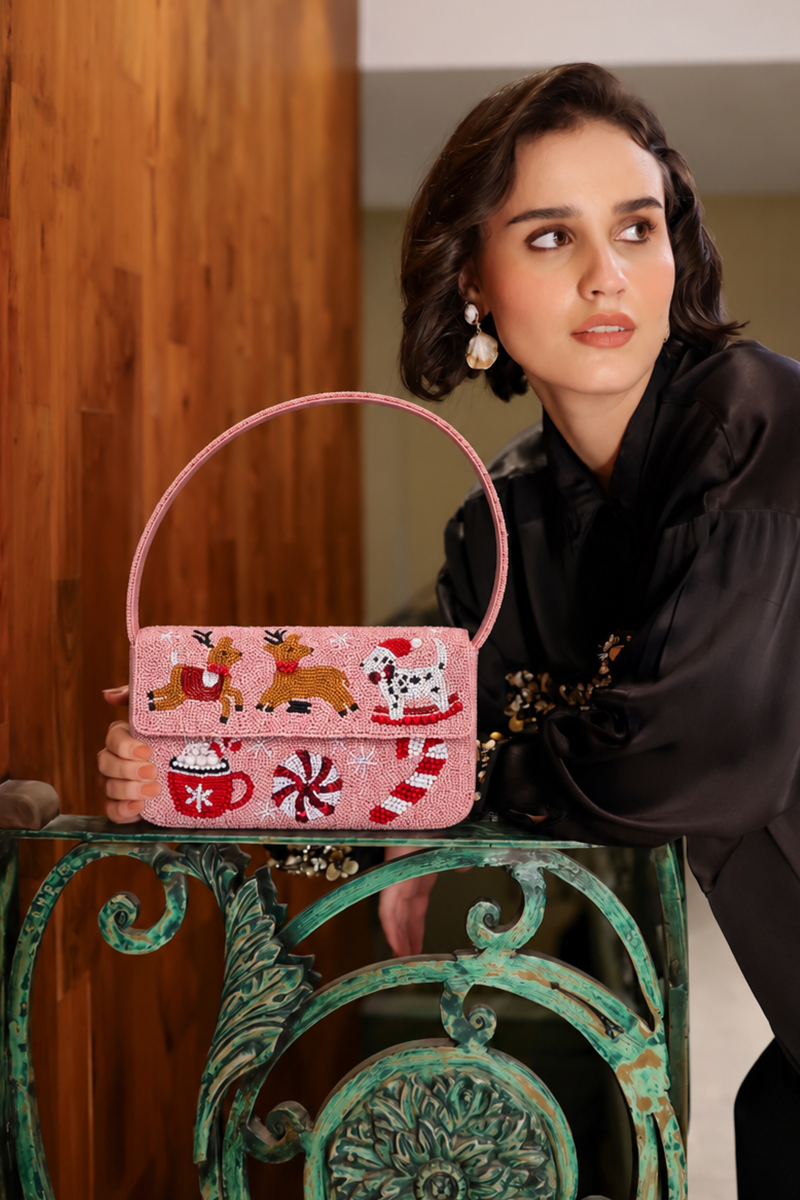Holiday Treats & Tails Shoulder Bag | View 1
