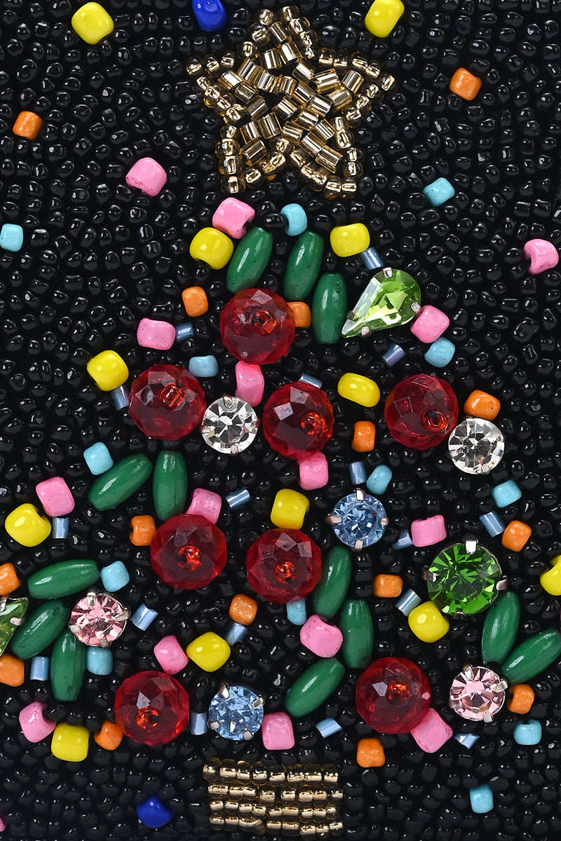 Jeweled Holiday Tree Coin Pouch | View 2