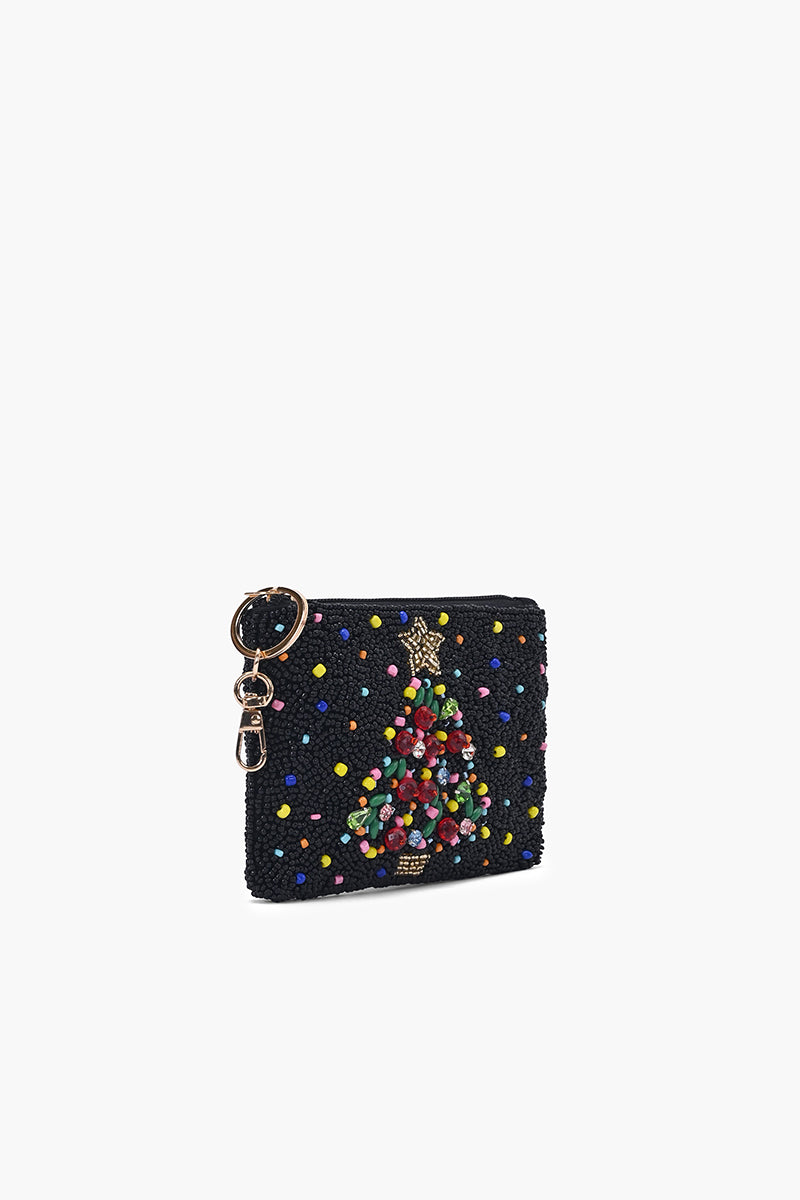 Jeweled Holiday Tree Coin Pouch | View 3