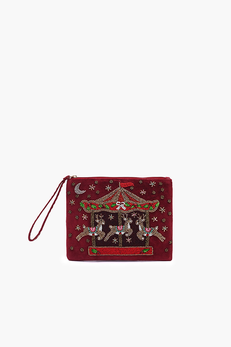 Jingly Reindeer Carousel Wristlet | view 1