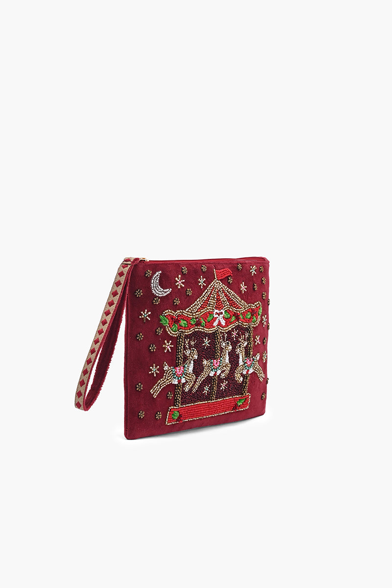 Jingly Reindeer Carousel Wristlet | View 3