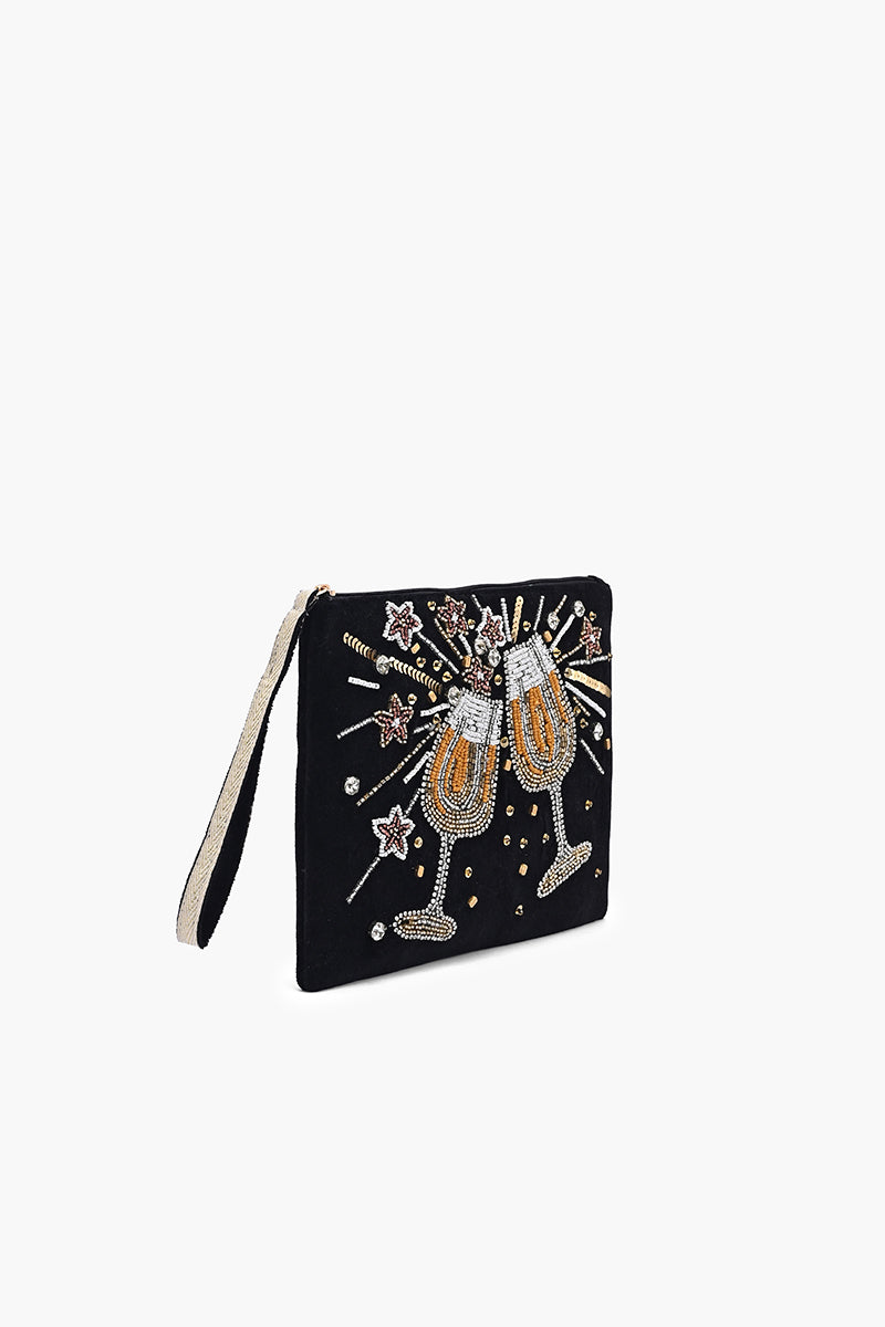 Champagne Clink Wristlet | View 3