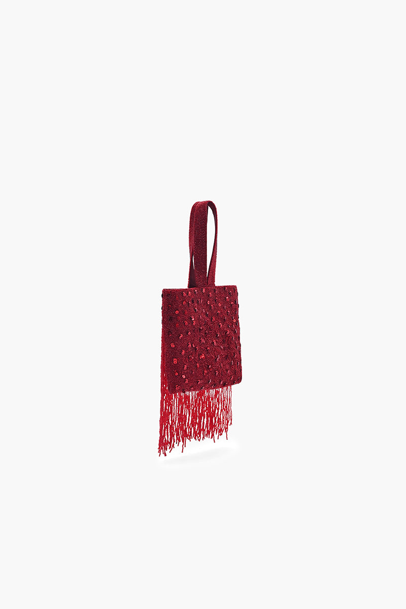 Soiree Glamour Fringe Bag | View 4