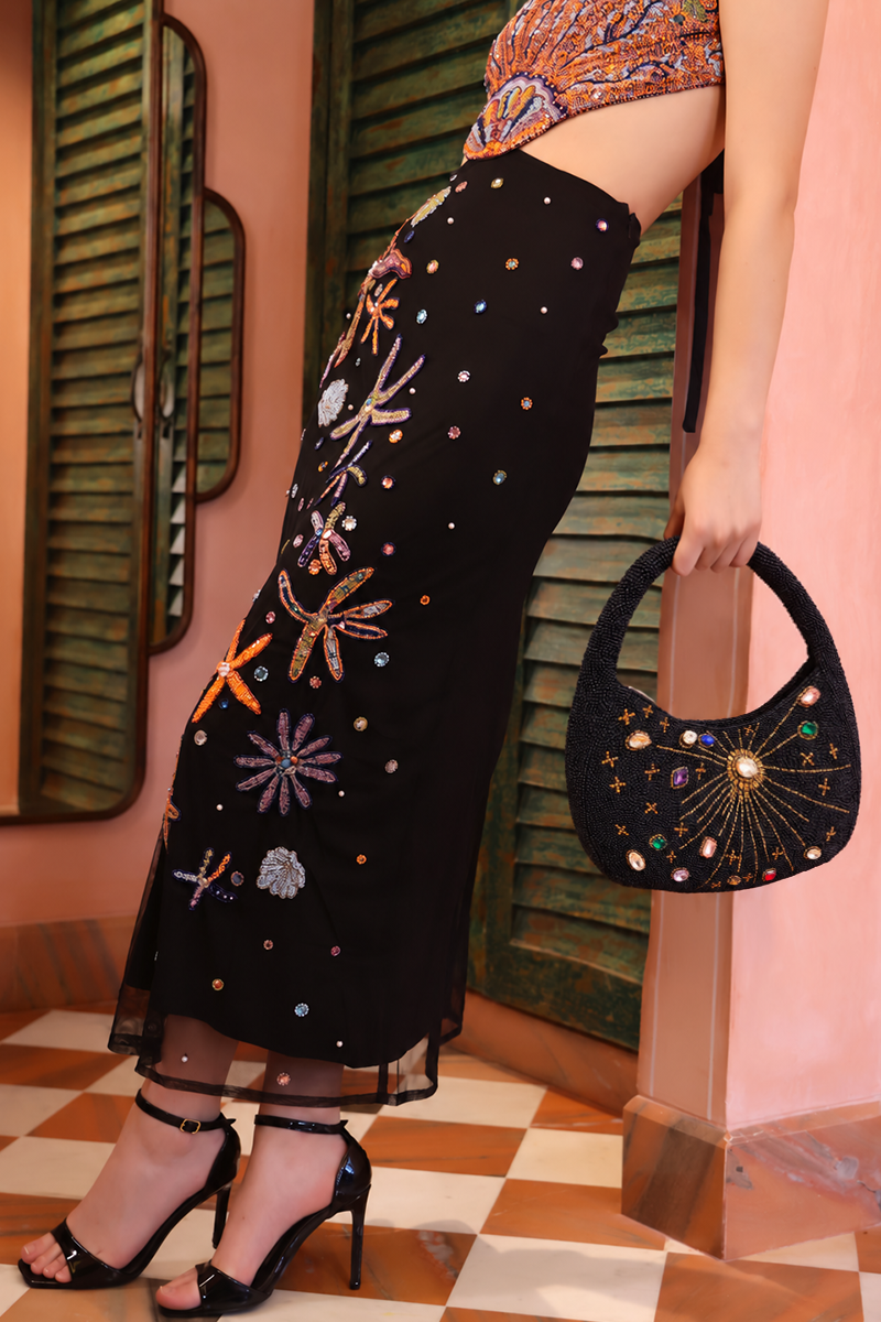 Cosmic Starburst Hobo Bag
