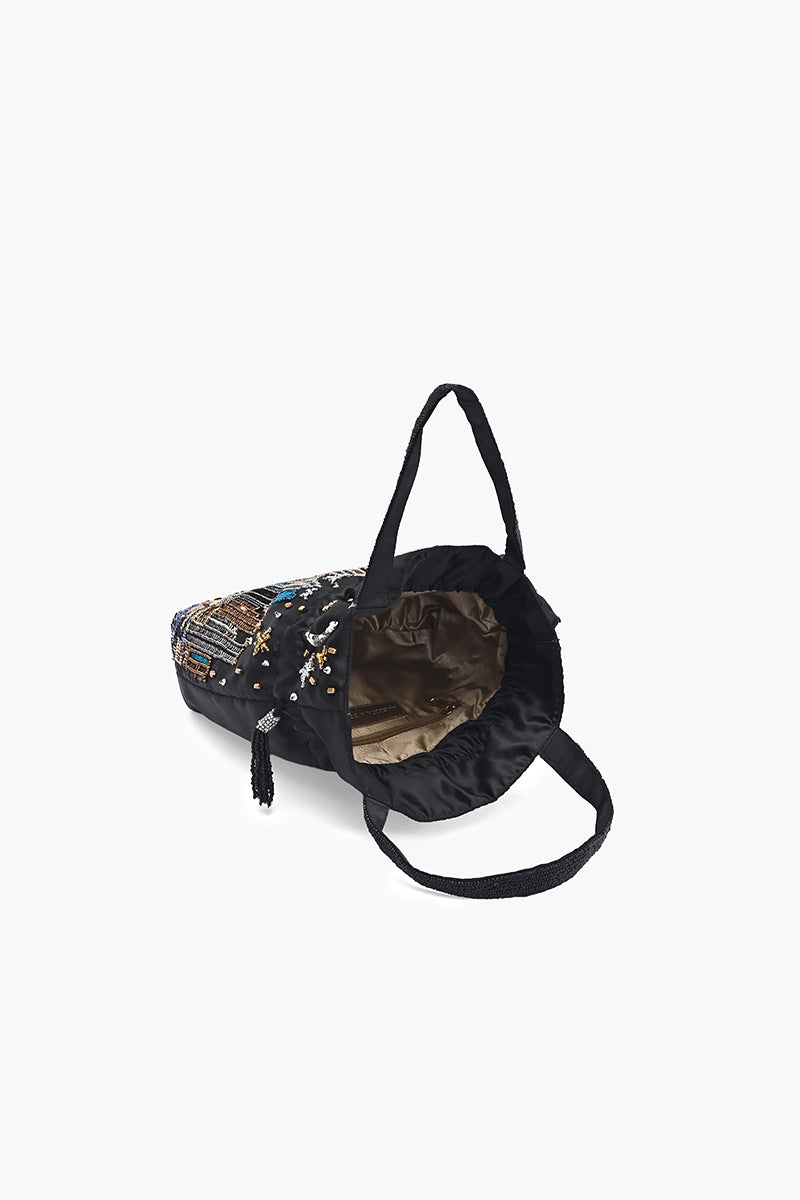 Manhattan Starry Night Drawstring Bag | View 6