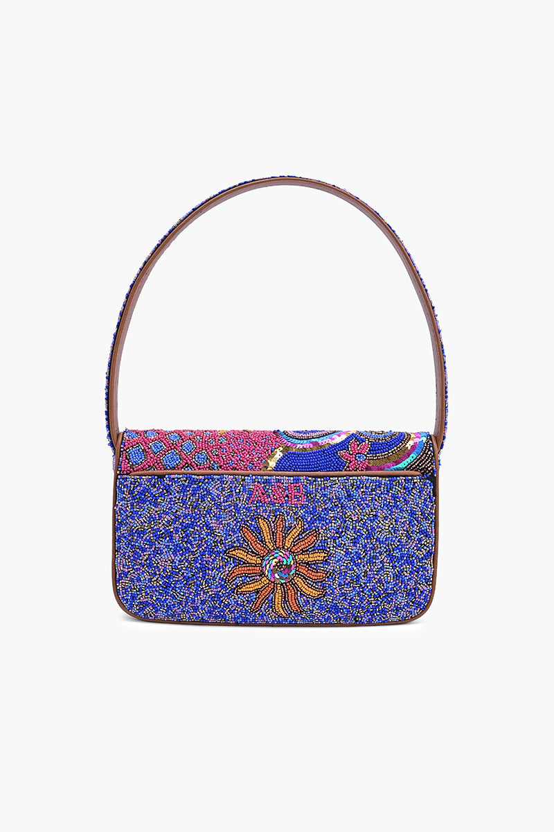 Celestial Floral Bloom Beaded Shoulder Bag | View 4