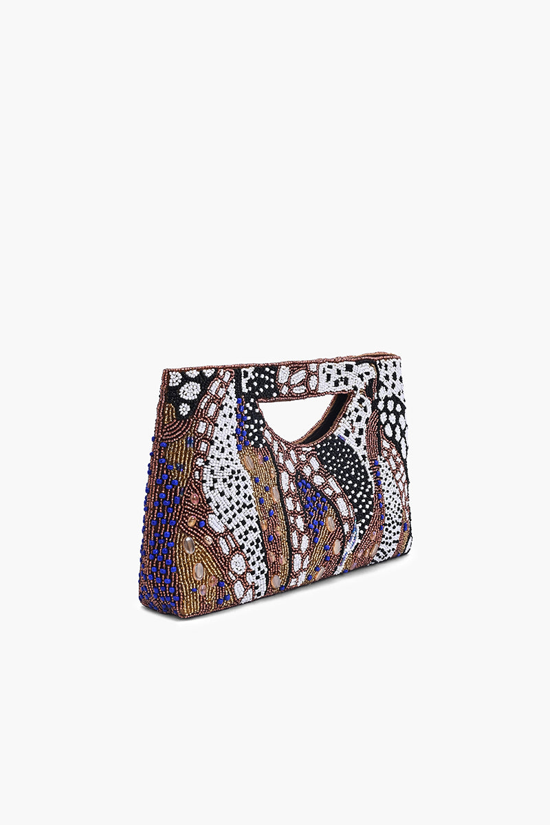Untamed Elegance Beaded Clutch Bag | View 4