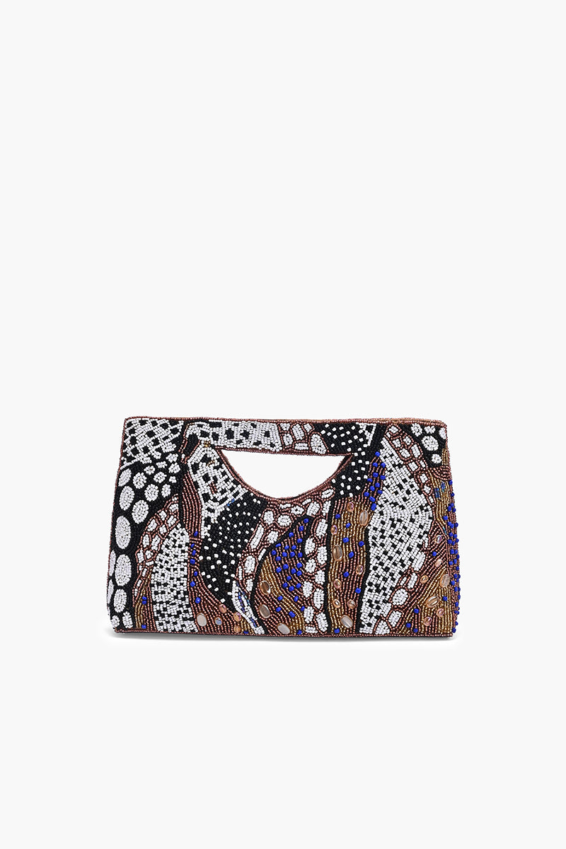 Untamed Elegance Beaded Clutch Bag | View 2