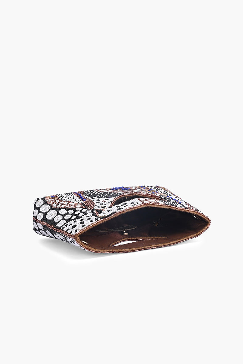 Untamed Elegance Beaded Clutch Bag | View 5