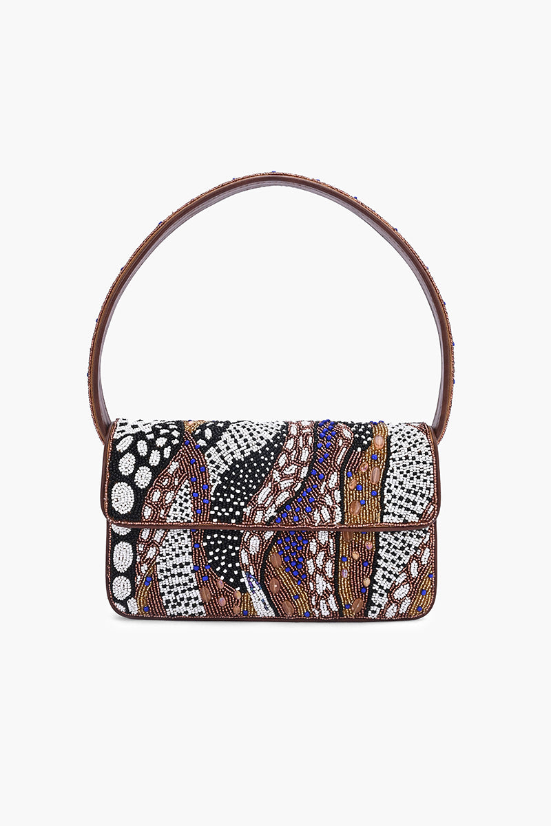 Untamed Elegance Beaded Shoulder Bag | View 2