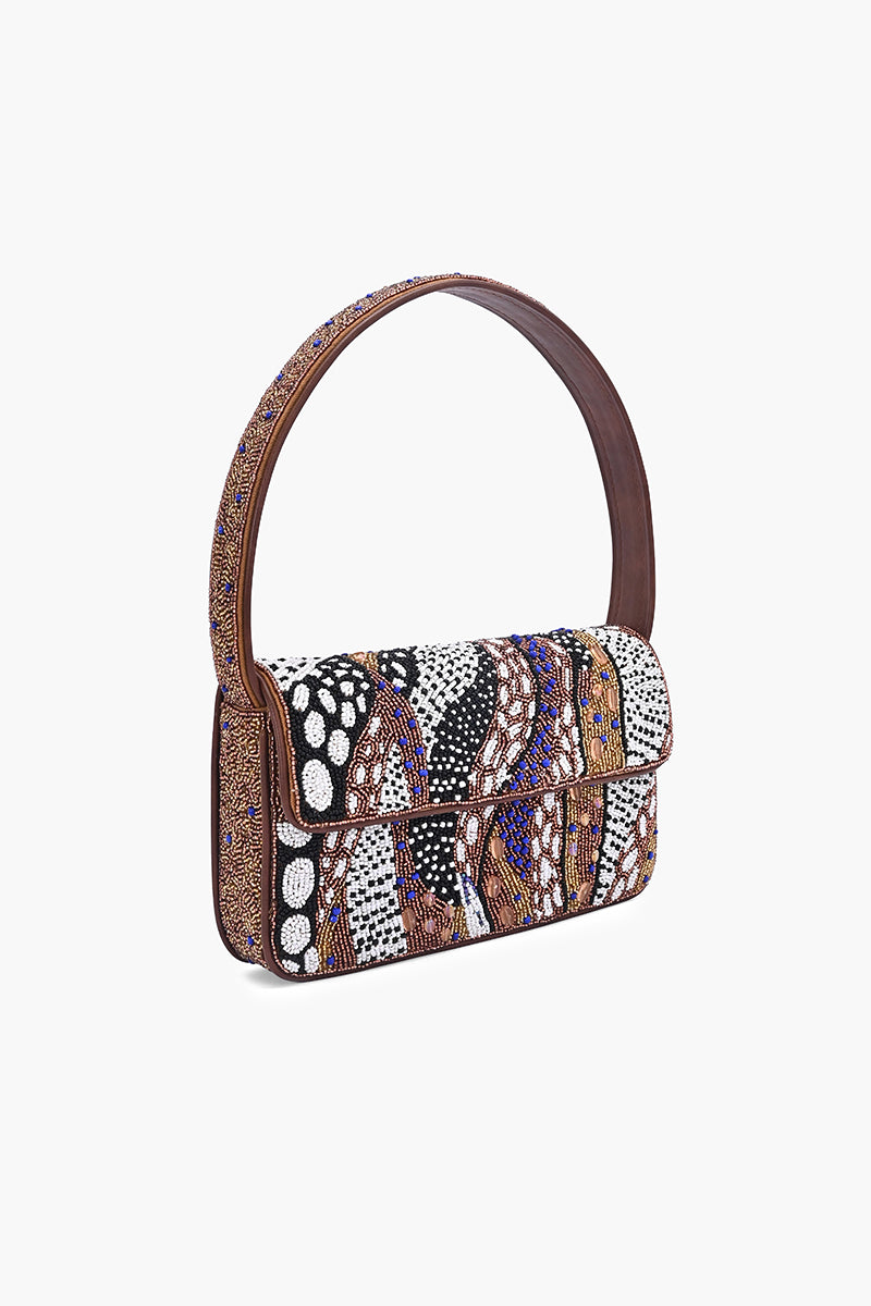 Untamed Elegance Beaded Shoulder Bag | View 4