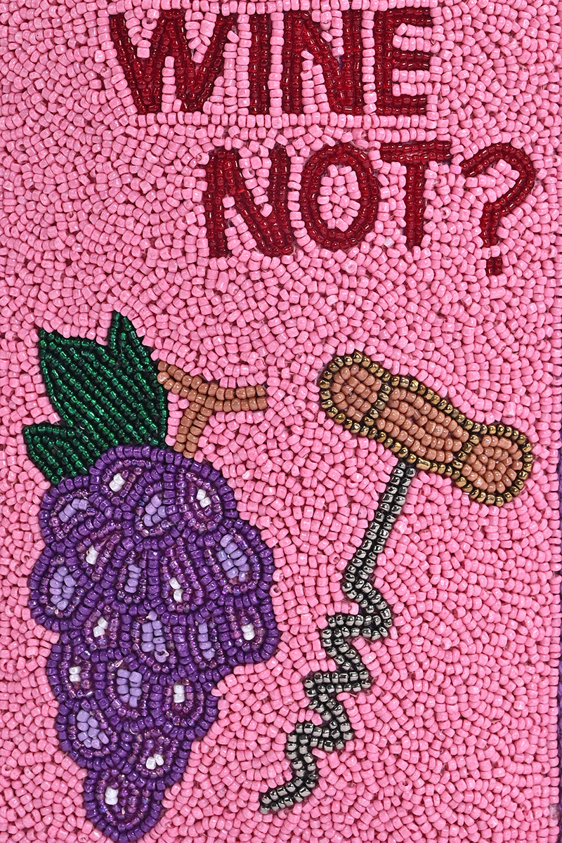 Wine Not? Beaded Bottle Tote | View 3