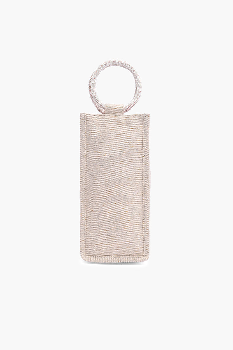 Cocktail Cheers Beaded Bottle Tote