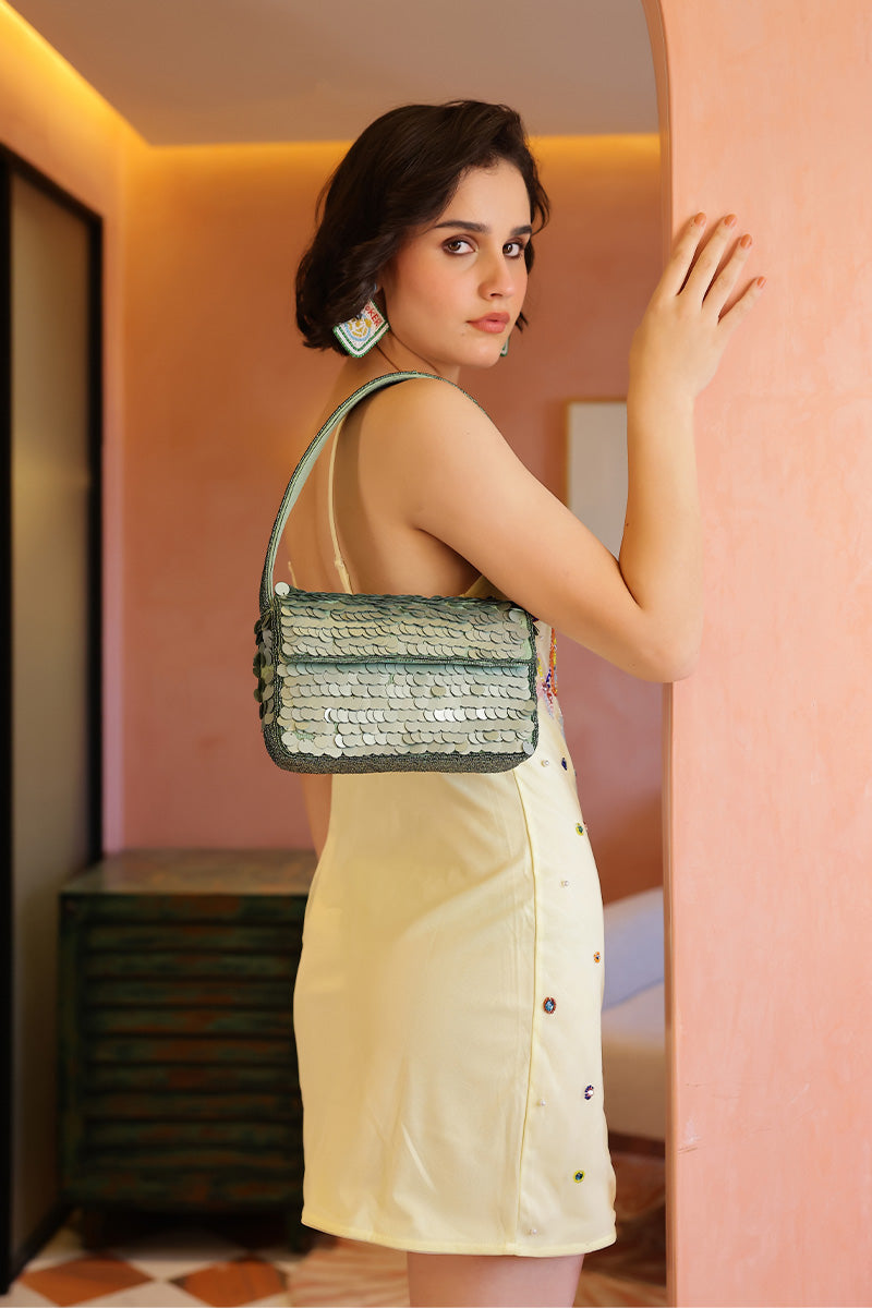 Mermaid Mist Green Shoulder Bag | View 1