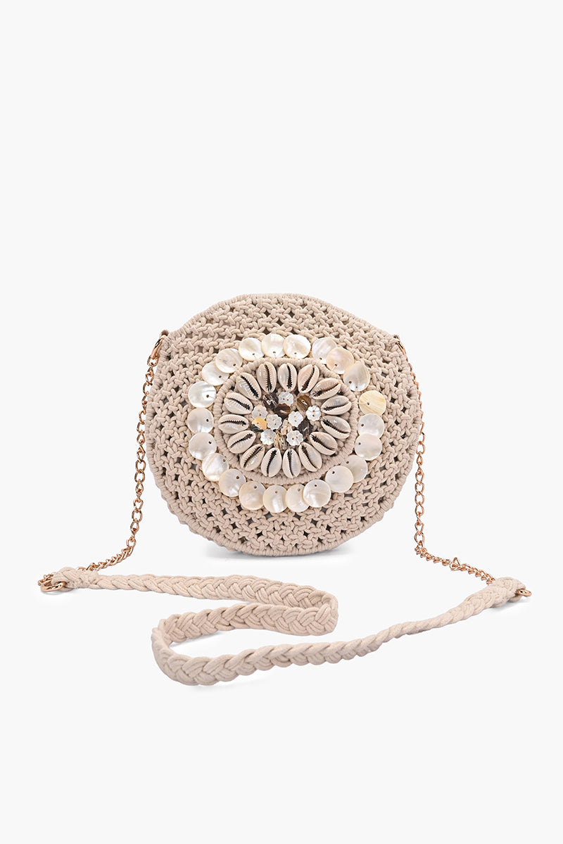 Boho Shell Mandala Crossbody