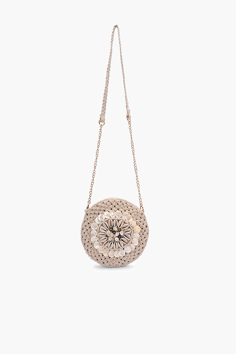 Boho Shell Mandala Crossbody