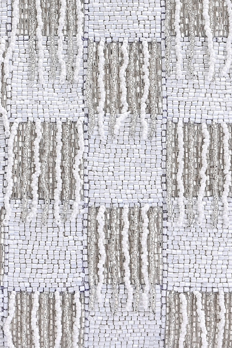 Ivory Fringe Wristlet Clutch | View 2