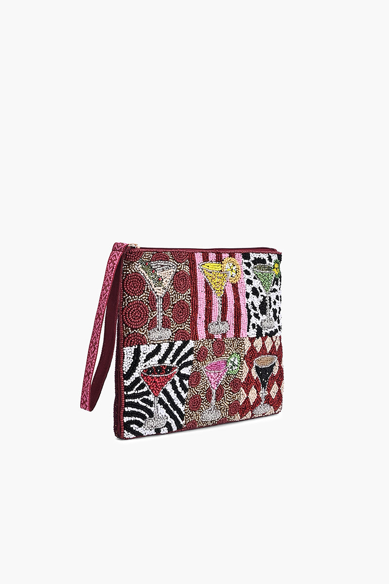 The Cocktail Hour Wristlet Clutch
