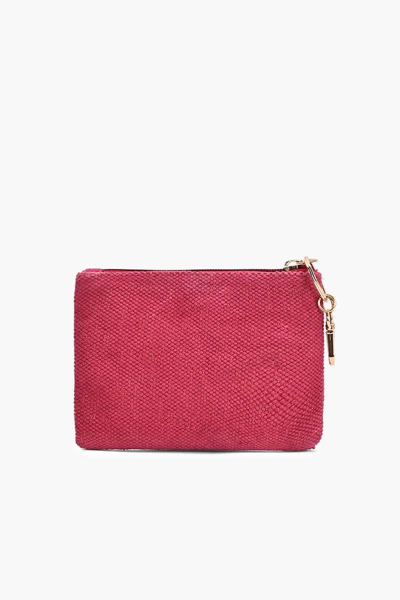 Fuschia Mosaic Coin Pouch | View 3