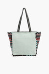 Embellished Shopper Tote Butterfly