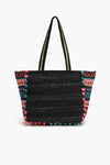 Embellished Shopper Tote Butterfly
