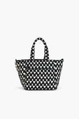 Embellished Tote Mini with Adjustable Strap Black Butterfly