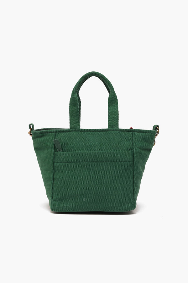Embellished Tote Mini with Adjustable Strap Green Geo
