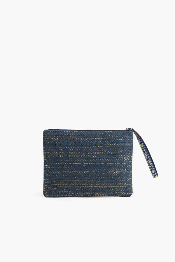 Thankful Embellished Wristlet Clutch
