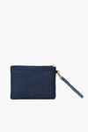 D Personalized Initial Embellished Wristlet Pouch