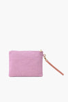 T Personalized Initial Embellished Wristlet Pouch