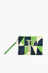 Beaded and Tufted Monogram Pouch-C Initial