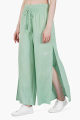 Mint Seersucker Pants