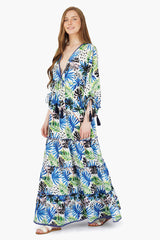 Eva Forest Printed Maxi Dress