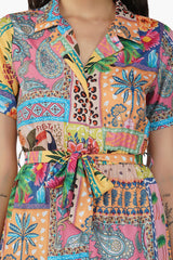 Macaw Pineapple Jumpsuit