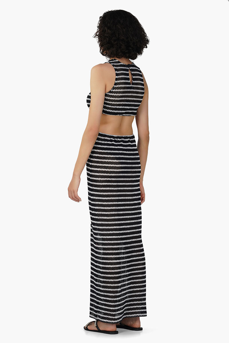 Cleo Stripe Bodycone Dress