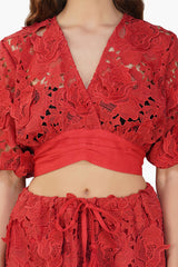 Rose Charm Lace Top