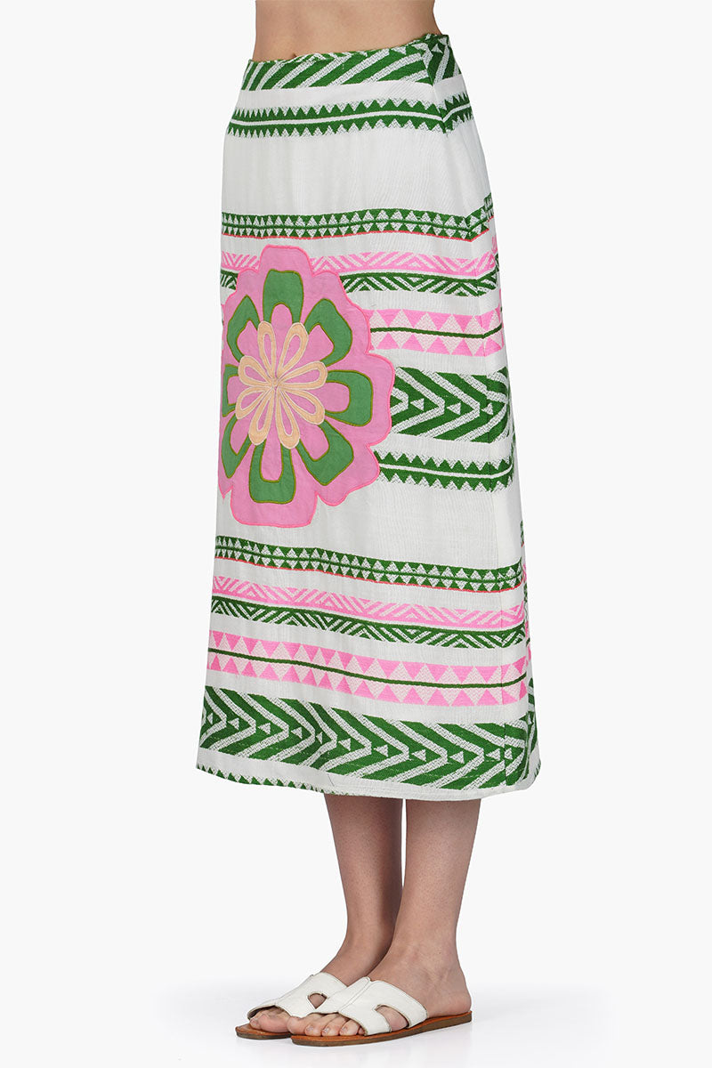Freesia Y/D Stripe Skirt