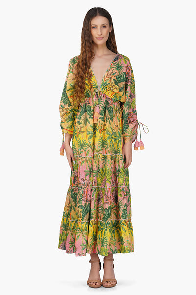 Endless Summer Printed Maxi Dress S