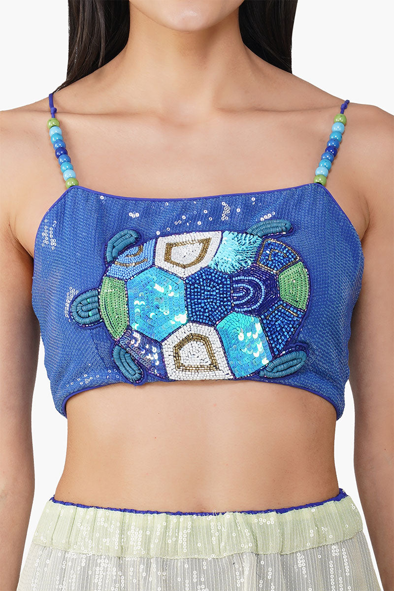 Ninja Turtle Embellished Top