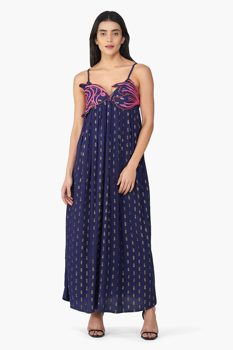 Iced Fruit Embroidered Crochet Dress | America & Beyond Iced Fruit Embroidered Crochet Dress | America & Beyond
