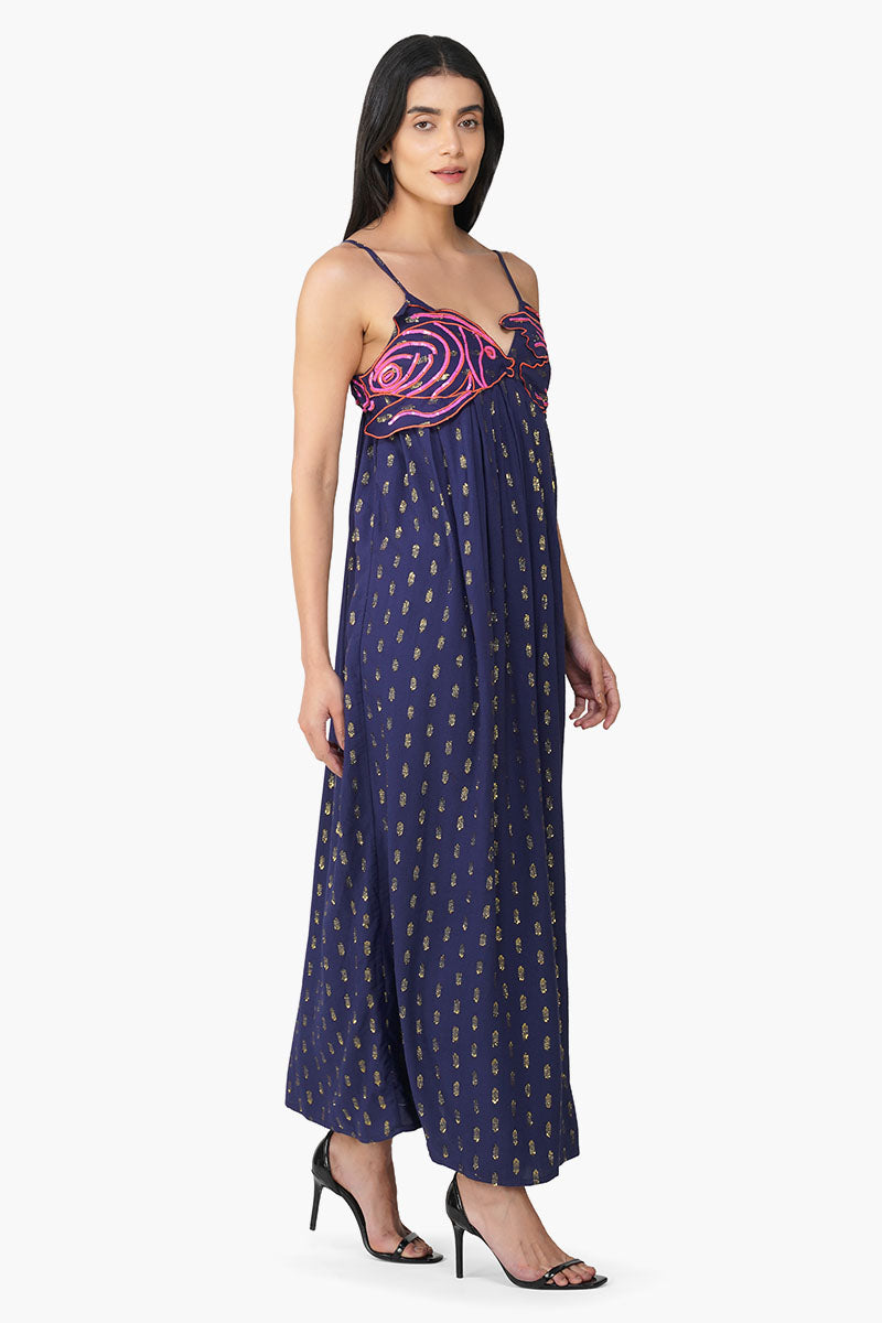 Boho Bliss Patchwork Halter Maxi Dress | America & Beyond Boho Bliss Patchwork Halter Maxi Dress | America & Beyond