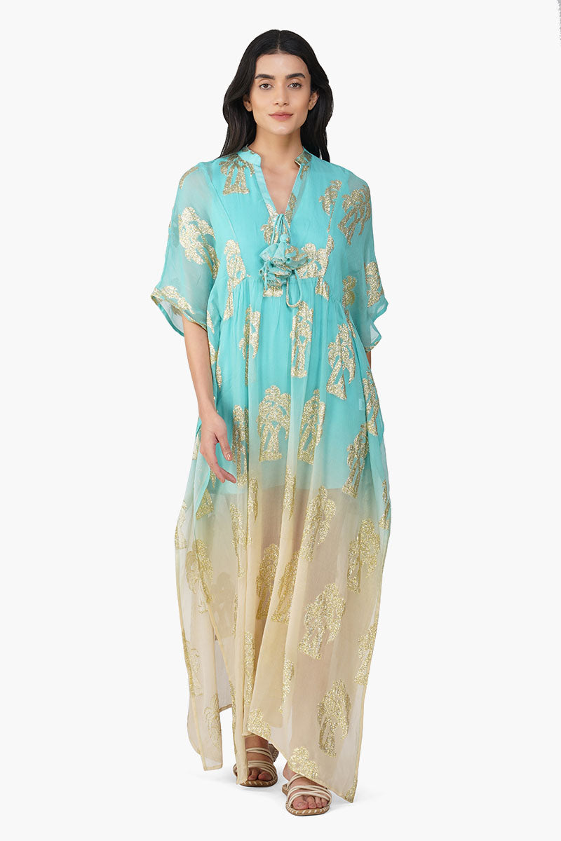 Aquatan Ombray Lurex Cover Up