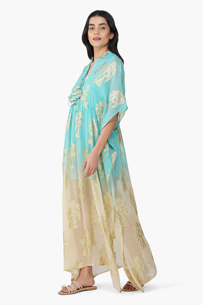 Aquatan Ombray Lurex Cover Up