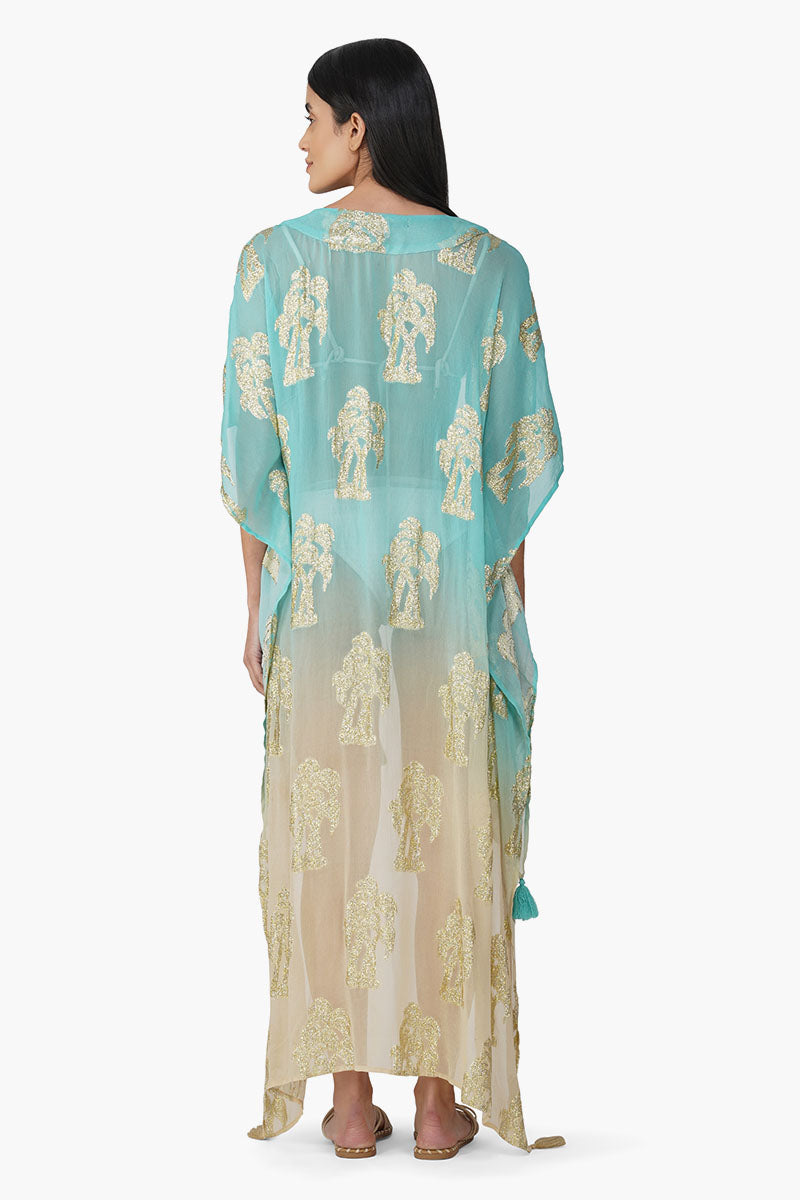 Aquatan Ombray Lurex Short Cover Up