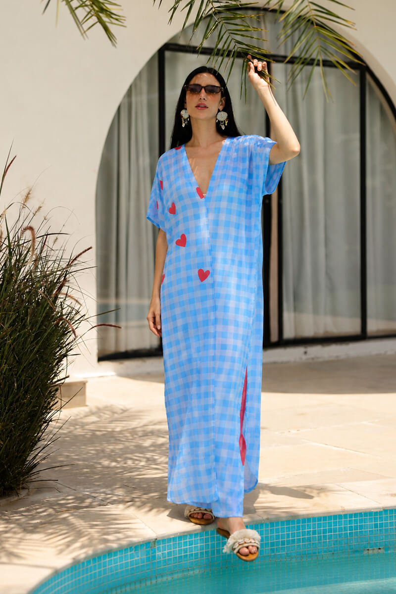 Lobster Lounge Printed Cover Up | view 1