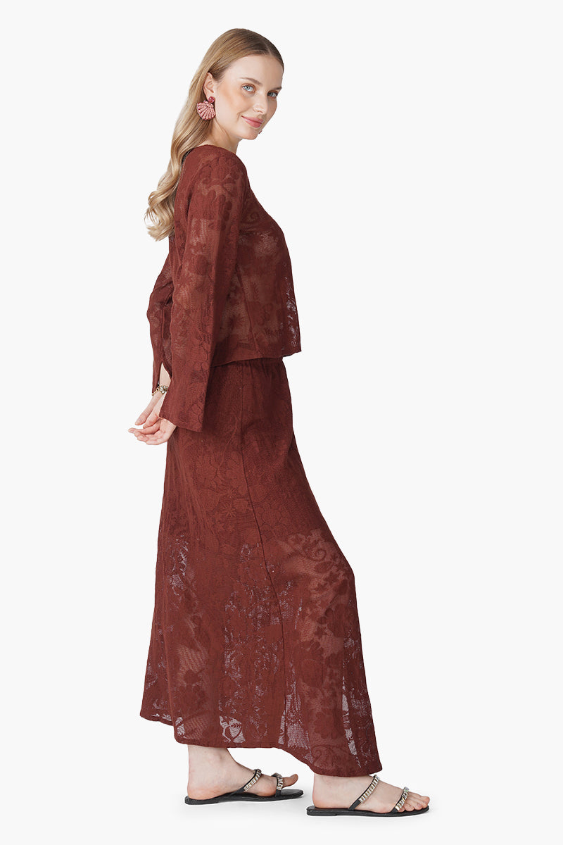 Autumn Clay Cover Up Top