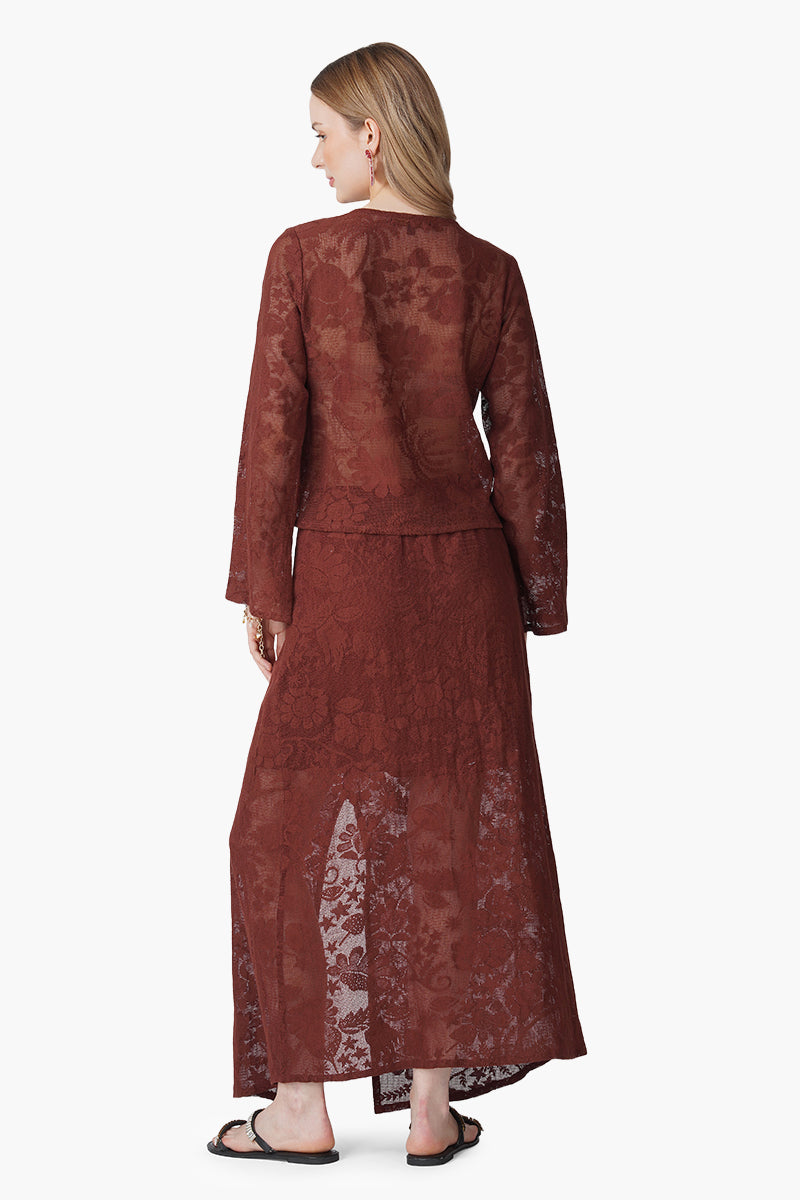 Autumn Clay Cover Up Top