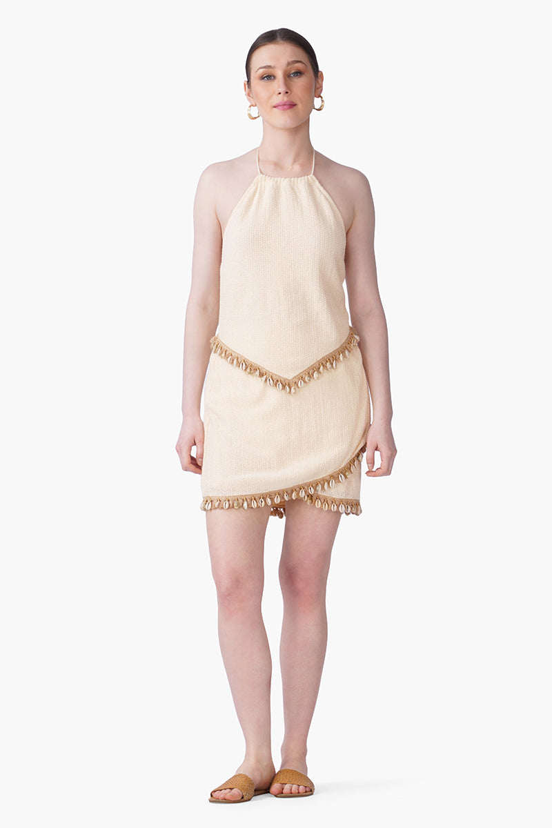 Coastal Shell Charm Hanky Top | view 2