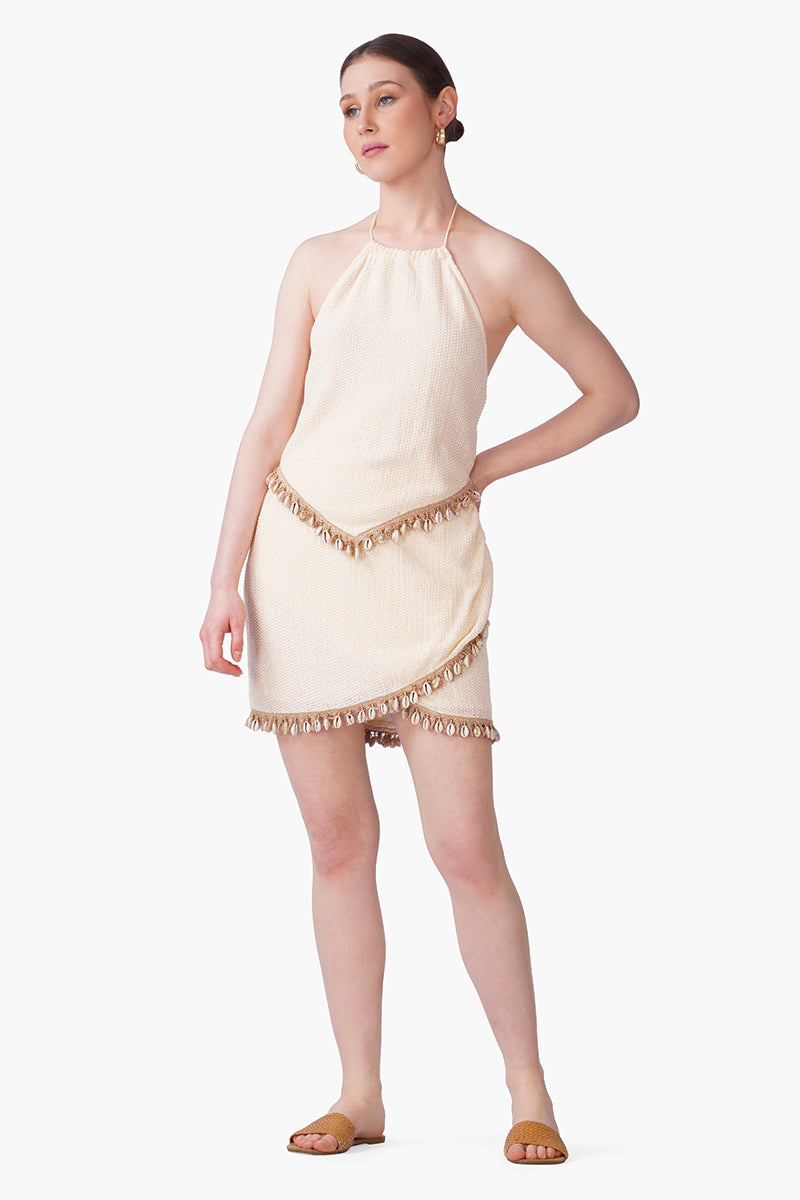 Coastal Shell Charm Hanky Top | View 4