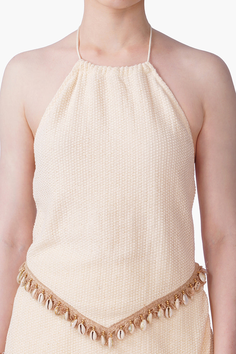 Coastal Shell Charm Hanky Top | View 6